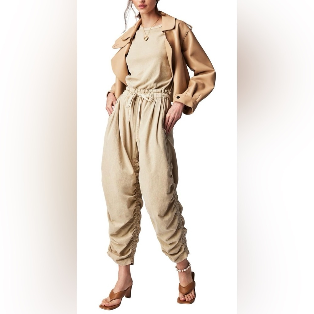 Free People Mixed Media One-Piece Sz Large